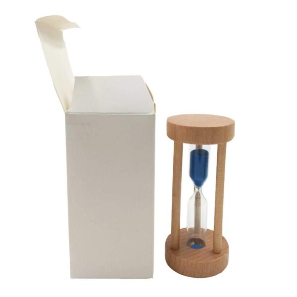 Sand Timer Wooden Round Model 5 Minutes