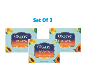 Papaya Luxury Bathing Bar 75g (Pack of 3)