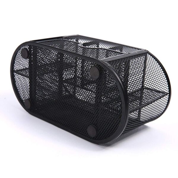 Metal Mesh Desk Organizer Pen Stand Black