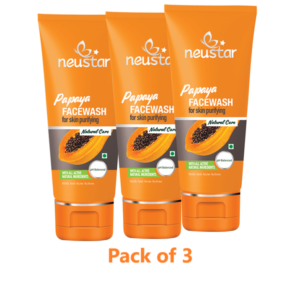 Papaya Face Wash 100 ml (Set of 3)