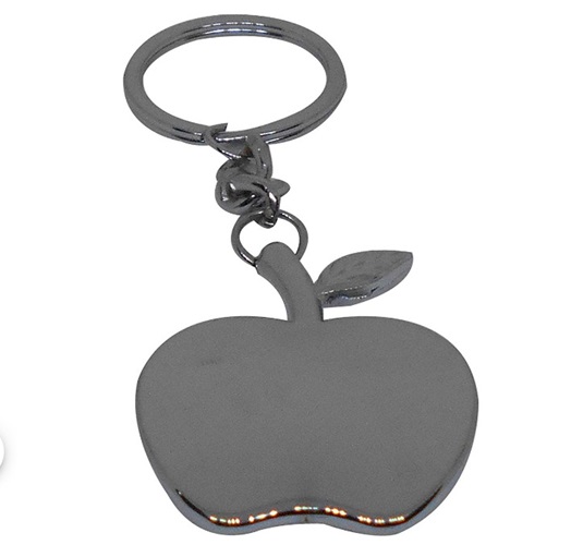 Apple Shaped Desktop Clock & Keychain