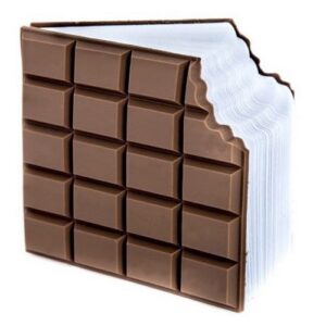 Chocolate Shaped Personal Desk Notepad Memo Book Small Diary