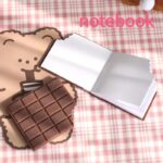 Chocolate Shaped Personal Desk Notepad Memo Book Small Diary