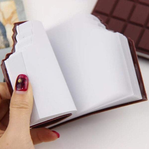 Chocolate Shaped Personal Desk Notepad Memo Book Small Diary