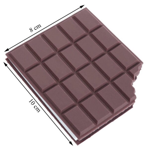 Chocolate Shaped Personal Desk Notepad Memo Book Small Diary