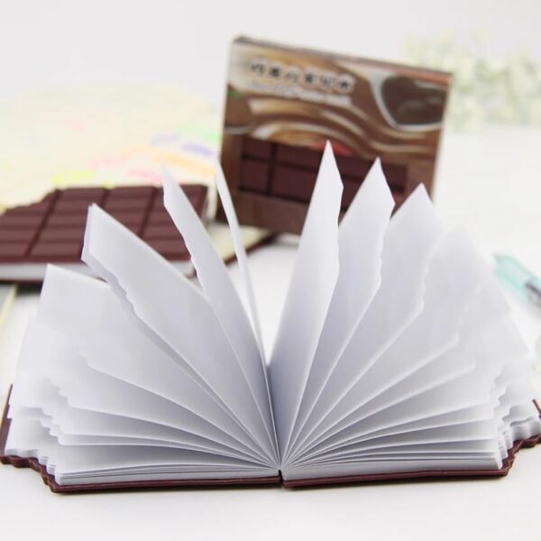 Chocolate Shaped Personal Desk Notepad Memo Book Small Diary