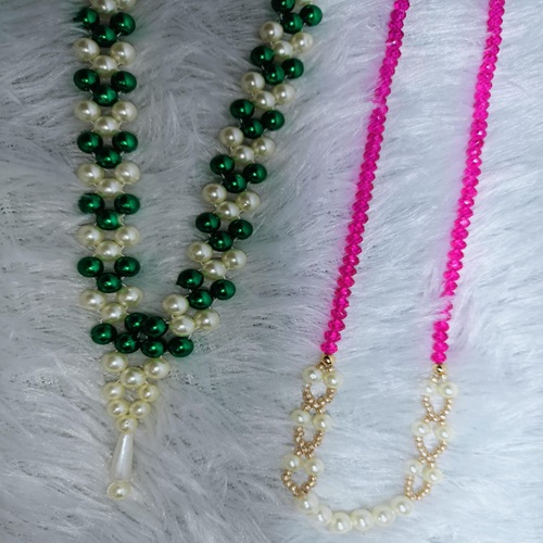 Necklace Mala for Women & Girls (Set of 2)