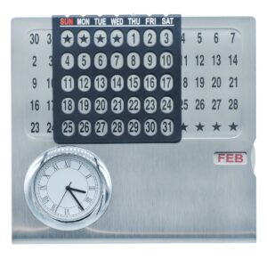 Life Time Calendar With Month Clock