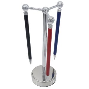 Magnetic 3 Pen Holder with Pen Stand