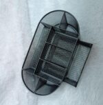 Metal Mesh Desk Organizer Pen Stand Black