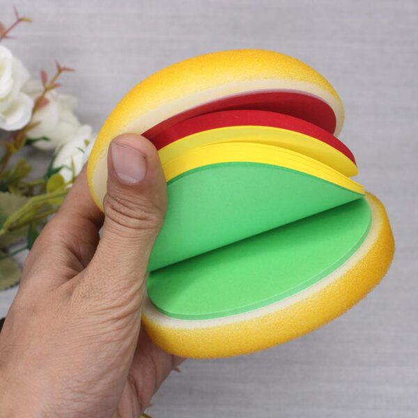 Burger Shape Diary Memo Pad