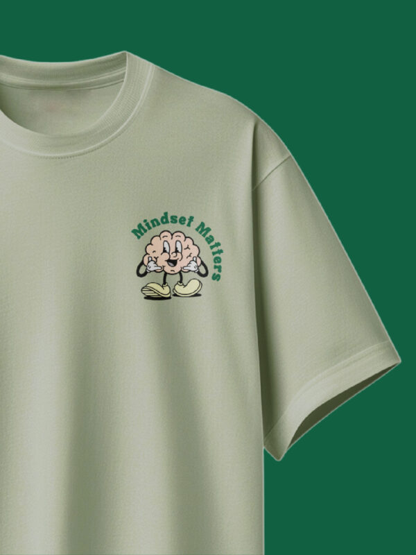 "Mindset Matters" Pista Unisex Oversized T-Shirt