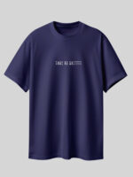 "Take No Shitttt" Navy Blue Unisex Oversized T-Shirt