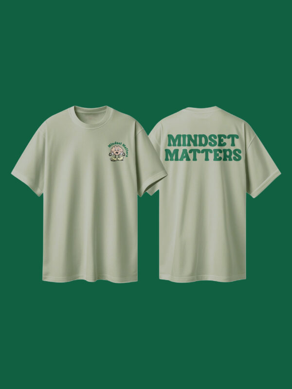 "Mindset Matters" Pista Unisex Oversized T-Shirt