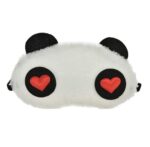 Love Eyes Panda Sleeping Plush Eye Mask, Sleeping Travel Rest Eye Patch Sleep Mask