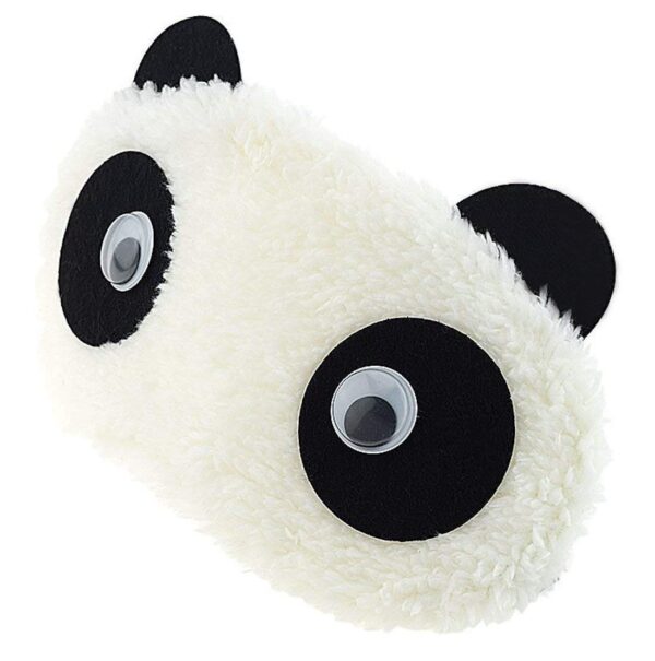 Rolling Eyes Panda Sleeping Plush Eye Mask, Sleeping Travel Rest Eye Patch Sleep Mask
