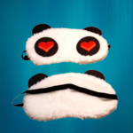 Love Eyes Panda Sleeping Plush Eye Mask, Sleeping Travel Rest Eye Patch Sleep Mask